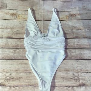 Forever 21 All White Swimsuit